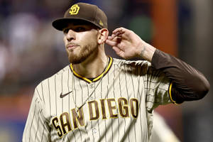 San Diego Padres Joe Musgrove Baseball Pitcher Wallpaper