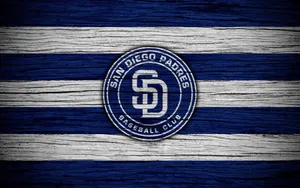 San Diego Padres Logo Wood Art Wallpaper