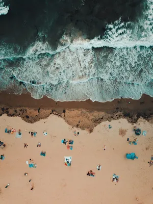 San Diego Waves Meeting The Shore Wallpaper