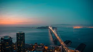 San Francisco Skyline At Dusk Wallpaper