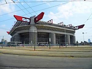 San Siro Stadium Exterior View Wallpaper