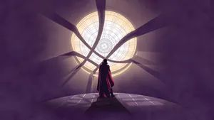 Sanctum Sanctorum Window Doctor Strange Minimalist Wallpaper