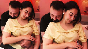 Sanjay Dutt With Wife Wallpaper