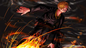 Sanji 4k Dark Art Wallpaper