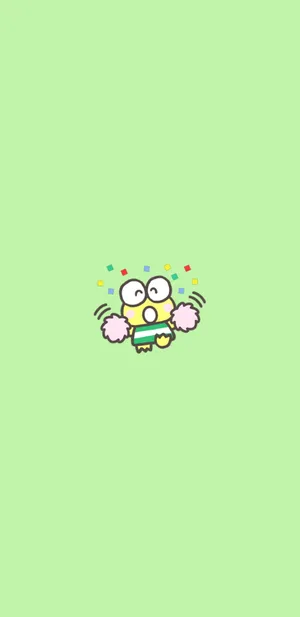 Sanrio Characters Cheerleader Keroppi Wallpaper