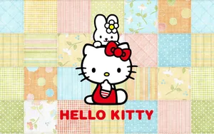 Sanrio Characters Kitty And Mimmy Wallpaper