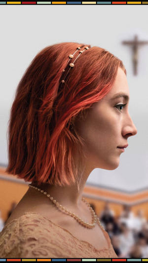 Saoirse Ronan In Lady Bird Movie Wallpaper