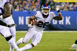 Saquon Barkley Slide Action Gameplay Wallpaper