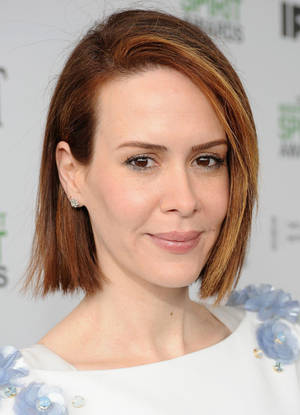 Sarah Paulson Short Hair Wallpaper