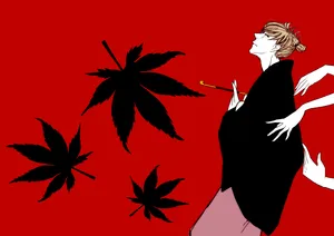 Saraiya Goyou Yaichi Smoking Wallpaper