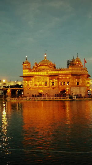 Sarovar Golden Temple Hd Wallpaper