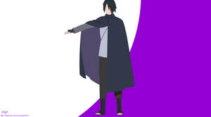 Sasuke Uchiha 4k Vector Art Wallpaper