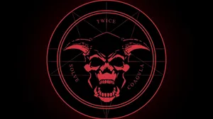 Satanic_ Skull_and_ Sigil_ Artwork Wallpaper
