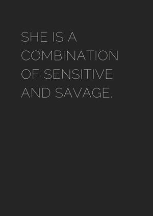 Savage Combination Sensitive Wallpaper