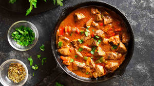 Savory Peri Peri Chicken Recipe Wallpaper