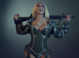 Saweetie Call Of Duty Costume Wallpaper