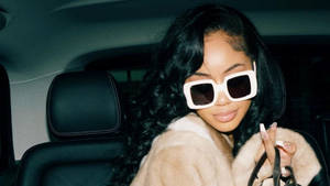 Saweetie Candid Shot Wallpaper