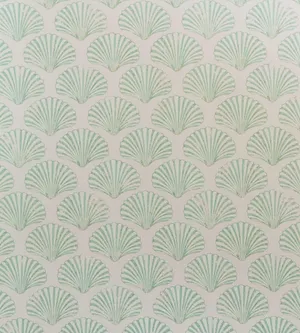 Scallops Shells Collage Green Aesthetic Wallpaper