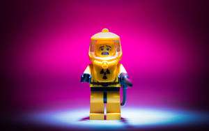 Scared Lego In Hazmat Suit Wallpaper