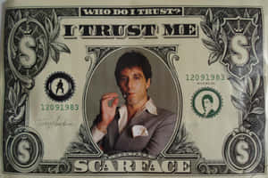 Scarface Movie Dollar Bill Artwork Wallpaper