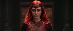 Scarlet Witch Intense Gaze Wallpaper