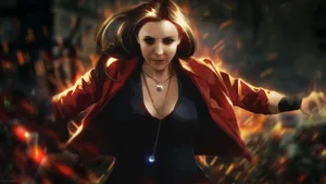 Scarlet Witch Telekinesis 8k Wallpaper