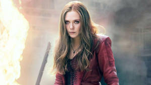 Scarlet Witch Unleashes Her Fury In Wandavision Wallpaper