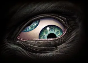 Scary Eyes Visual Art Wallpaper