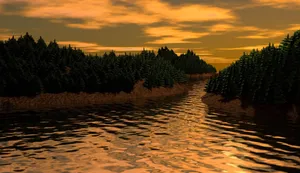 Scenic 3d Nature Wallpaper