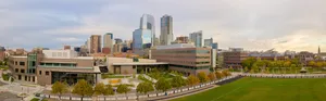 Scenic Campus View Of The University Of Colorado Denver Wallpaper