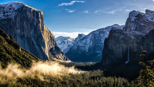 Scenic Granite Cliff Wallpaper