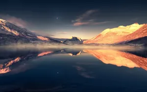 Scenic Vast Lake Wallpaper