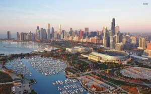 Scenic View Of Chicago Wallpaper