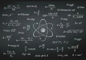 Schematic Physics Equations Wallpaper