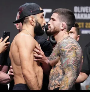 Sean Brady And Belal Muhammad Face-off Wallpaper