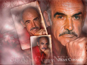 Sean Connery Headshot Collage Wallpaper