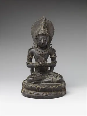 Seated Esoteric Buddhist Deity Wallpaper