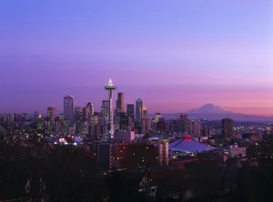 Seattle Hd Purple Aesthetic Wallpaper