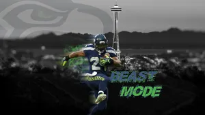 Seattle Seahawks Beast Mode Running Wallpaper