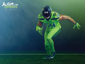 Seattle Seahawks Green Player Wallpaper