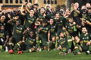 Sebastian Blanco And Portland Timbers Team Wallpaper