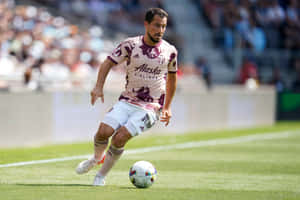 Sebastian Blanco Running With The Football Wallpaper