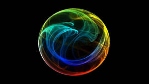 See The Dynamic Colors Of This Animated Orb Wallpaper