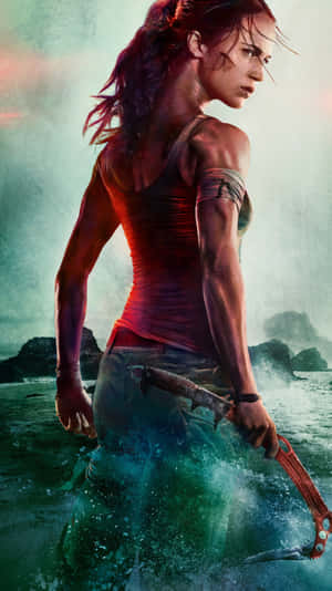 Seize The Adventure With The Tomb Raider Phone Wallpaper