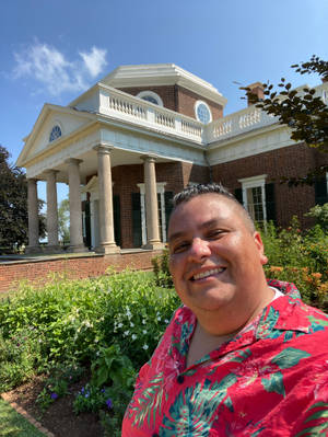 Selfie With Monticello Wallpaper