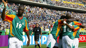 Senegal National Football Team Fifa 2002 Wallpaper