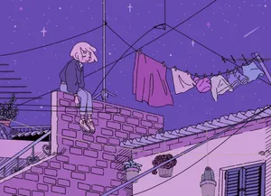 Serene Cityscape With A Lo-fi Aesthetic Wallpaper