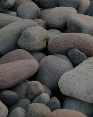 Serene Pebble Beach In El Salvador Wallpaper