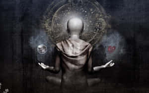 Serene Spiritual Meditation At Sunrise Wallpaper