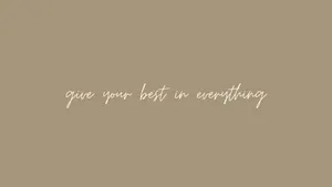 Serenity In Simplicity Wallpaper